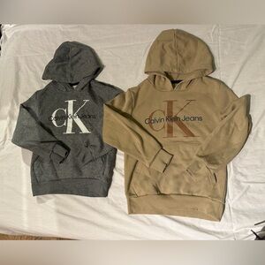 Calvin Klein boys hoodies size 8
